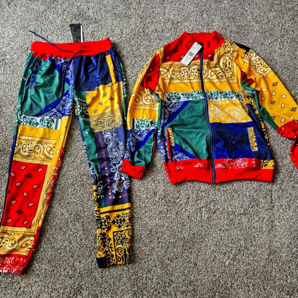 Color Block Track Suit